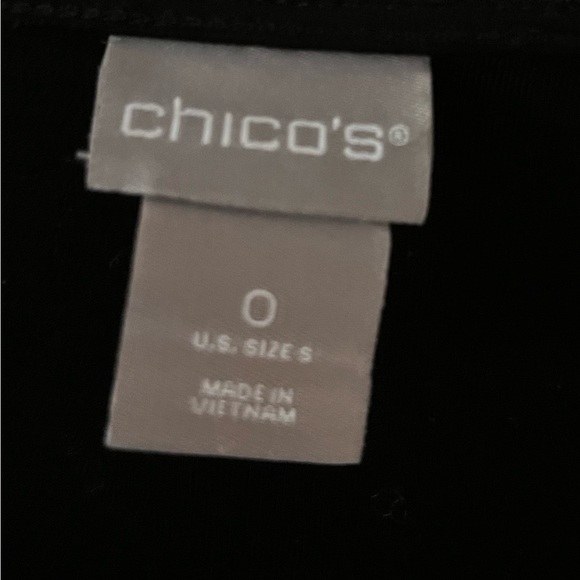 New with tags CHICO black tunic style shirt - Picture 3 of 5